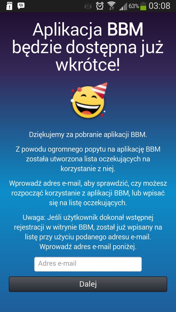 BBM na Androida i iOS już jest. Prawie 2