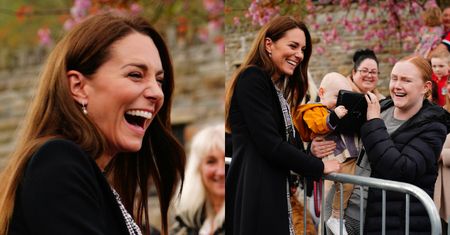 Roczny chłopiec ZWĘDZIŁ wartą krocie torebkę Kate Middleton! Tak zareagowała księżna (WIDEO)