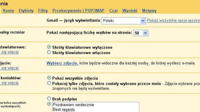 Jak dodać podpis w Gmailu? 1