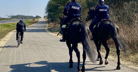 Policja na koniach. Niecodzienny pościg w Częstochowie