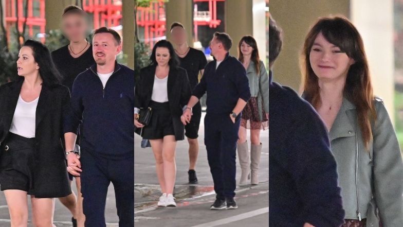 Izabela i Adam Małyszowie na kolacji z córką i zięciem