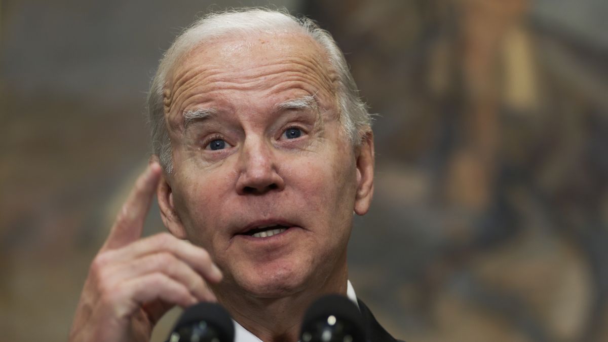WASHINGTON, DC - OCTOBER 19: U.S. President Joe Biden delivers remarks on energy during an event in the Roosevelt Room of the White House October 19, 2022 in Washington, DC. Biden spoke on American energy independence, green energy investments and announced the release of 15 million barrels of oil from the U.S. strategic reserve. (Photo by Alex Wong/Getty Images)