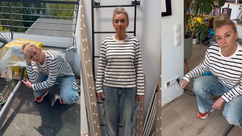 Martyna Wojciechowska walczy z zalanym mieszkaniem