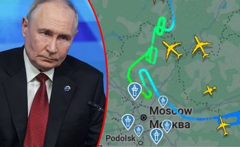 Samolot Putina zawrócony do Petersburga? Przez atak dronów