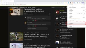 Google Chrome: menu Ustawienia
