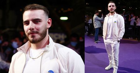 Krystian Ochman CAŁY NA BIAŁO bryluje na przedeurowizyjnej imprezie w Madrycie (ZDJĘCIA)