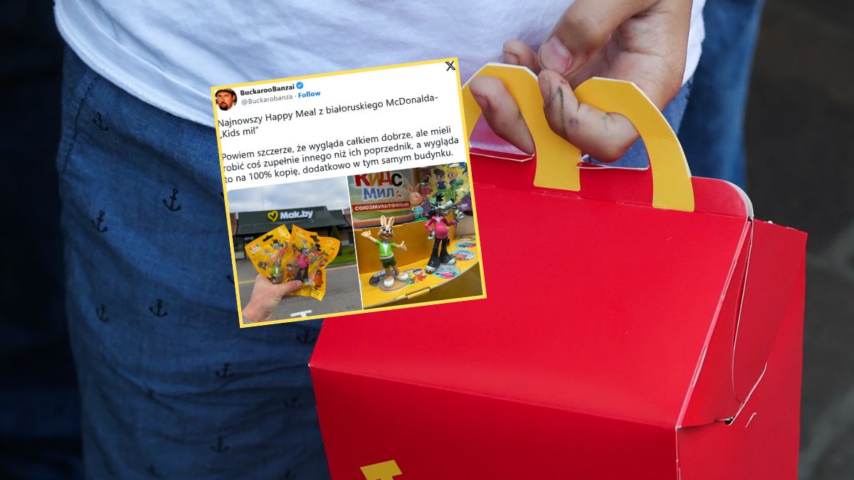  Internauta pokazał, jakie zabawki dostają dzieci w białoruskim odpowiedniku McDonald's