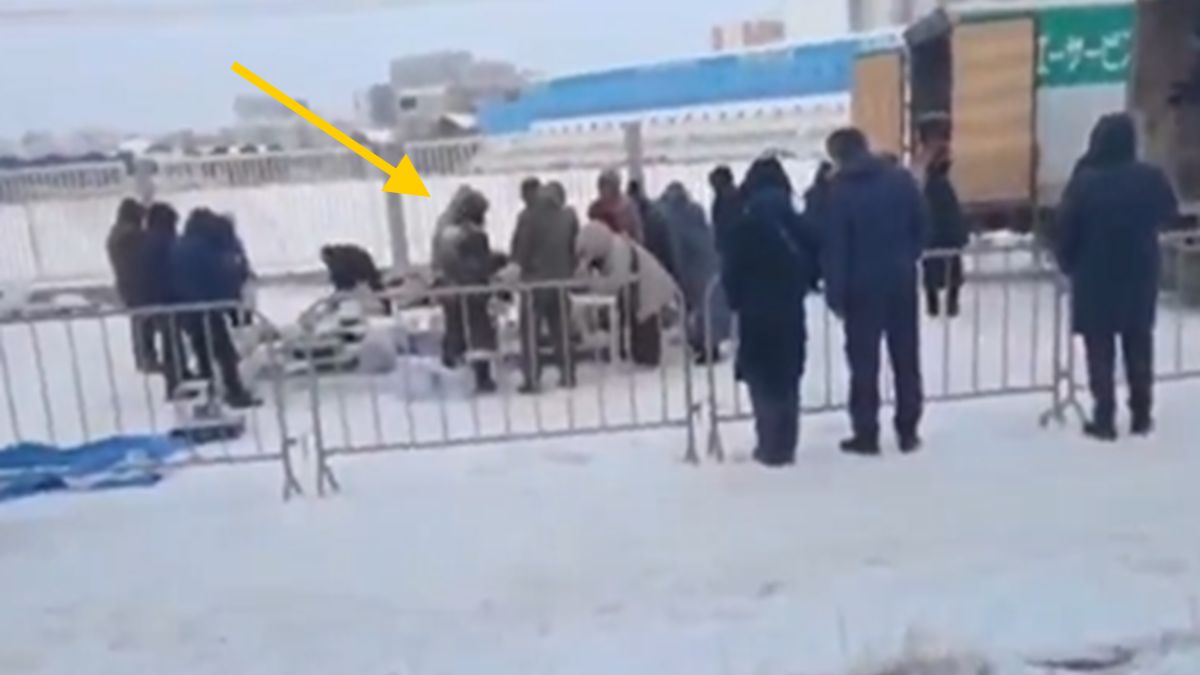 Rosjanie ustawili się w kolejce po mięso.