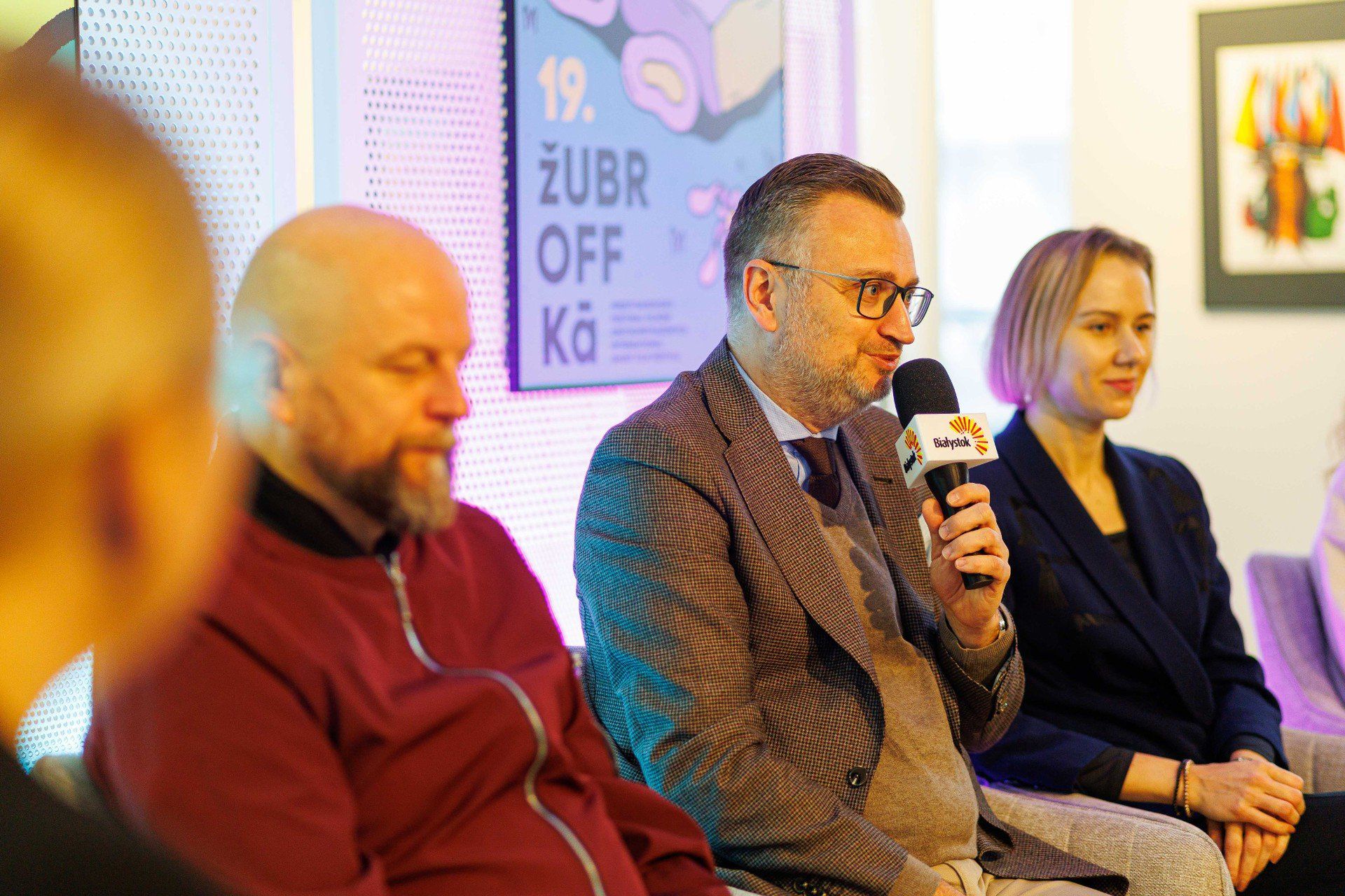 Konferencja prasowa zapowiadająca festiwal ŻUBROFFKA