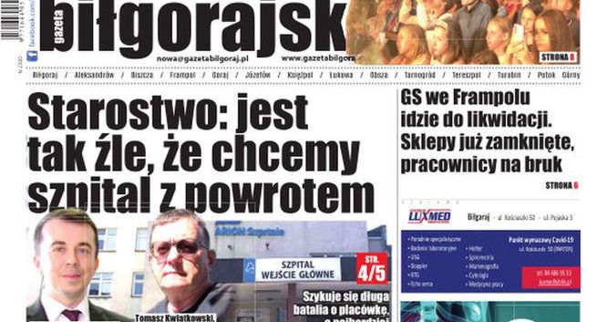 „Nowa Gazeta Biłgorajska” sprzedana. Właścicielem – Grupa Wydawnicza Wspólnota