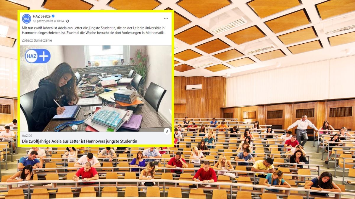 12-latka poszła na studia 