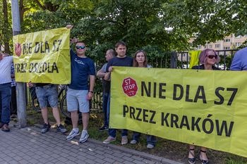 Mieszkańcy Krakowa piszą list do GDDKiA. Ostrzegają i grożą kolejnymi akcjami