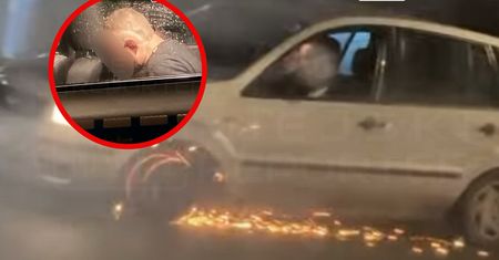 Uciekał na feldze, spod kół leciały iskry. Wiadomo, kim jest kierowca
