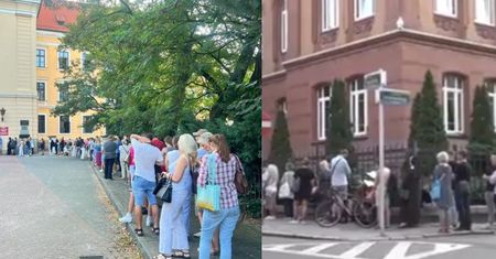 Kilkaset osób w kolejce. "Pierwszy raz w historii mamy taką sytuację"