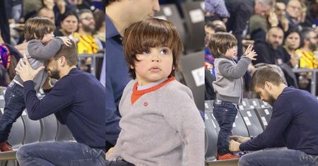 Gerard Pique z Milanem na meczu koszykówki (ZDJĘCIA)