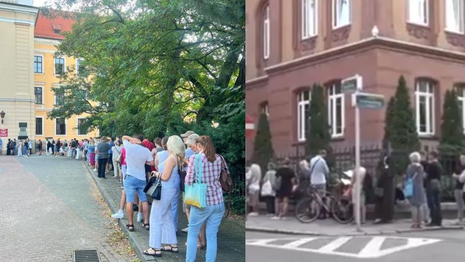 Stają w gigantycznych kolejkach pod sądem. Potrzebują zaświadczenia przed rozpoczęciem roku