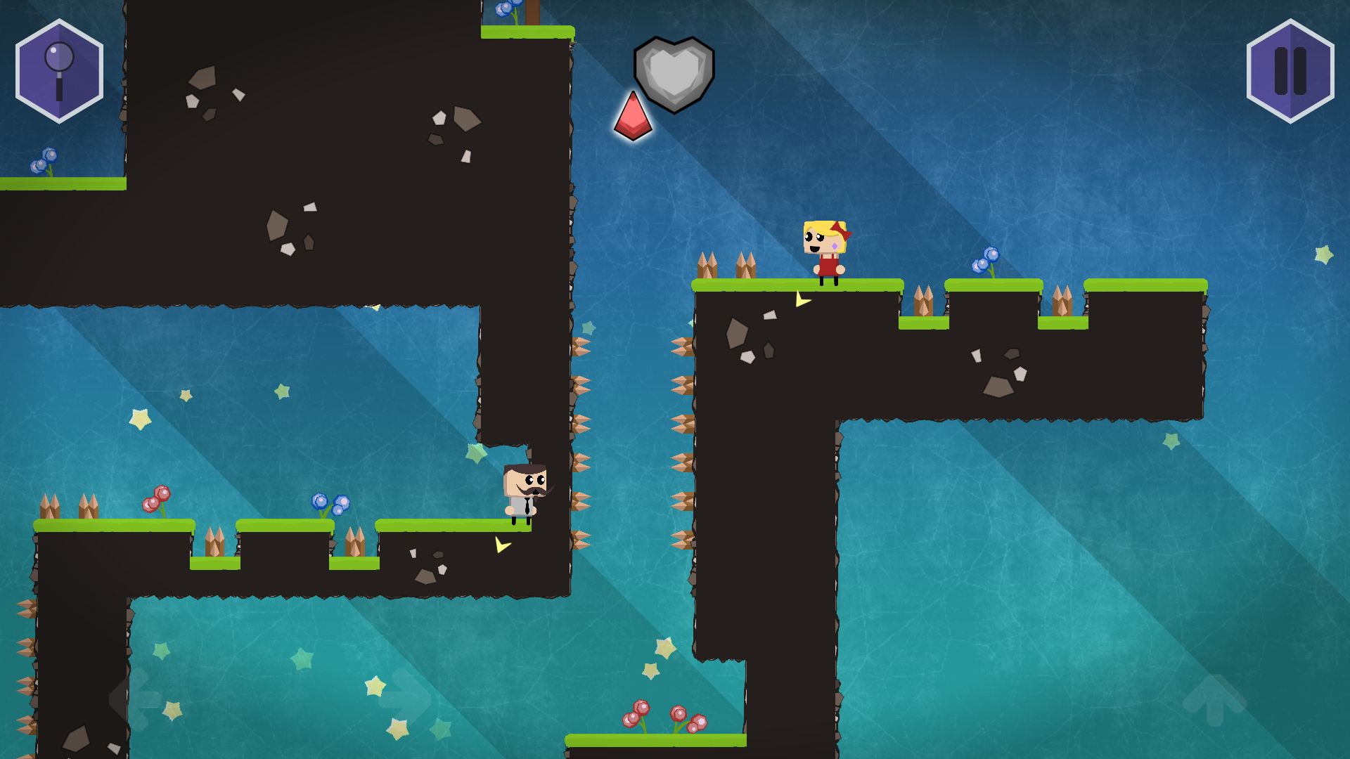 2 postacie jednocześnie i platformówka nabiera kolorów. Recenzja Staying Together 7