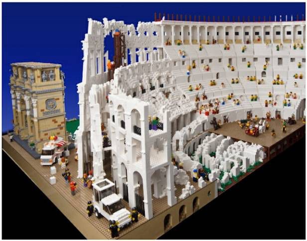 Wspaniałe Koloseum z 200 tys. klocków Lego. Kto pobije kolejny rekord? 10