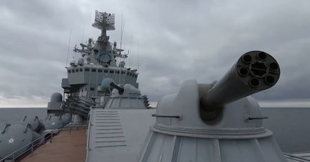 Ćwiczenia rosyjskiej Floty Czarnomorskiej. Nagranie z manewrów na Morzu Czarnym