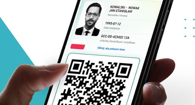 W aplikacji mObywatel nowy Krajowy Certyfikat COVID i autoryzacja eDowodem