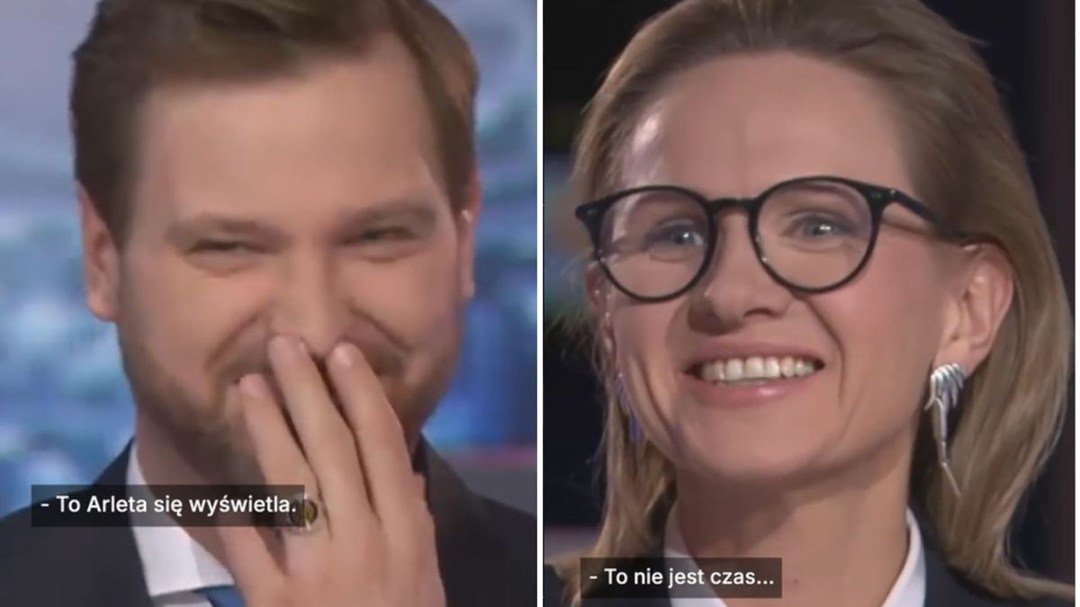 Wpadka podczas programu w TVN24 