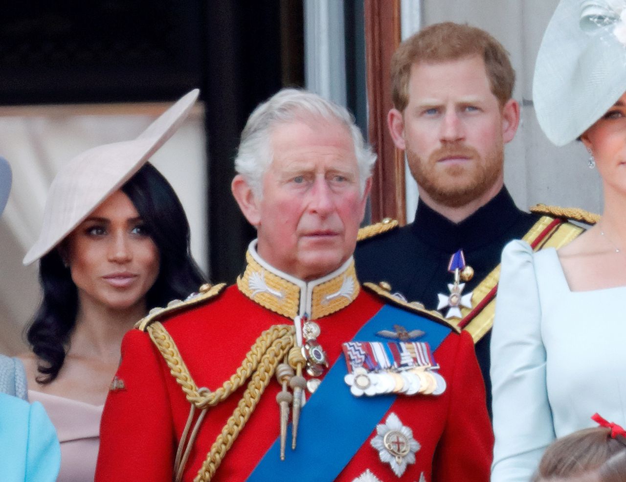 Prince Harry, Meghan Markle and King Charles III