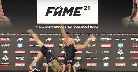 Tego jeszcze nie było. Zrobiły wielkie show na media treningu przed galą w Polsce