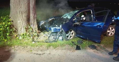 Tragiczny wypadek pod Gdańskiem. Nie żyje nauczyciel