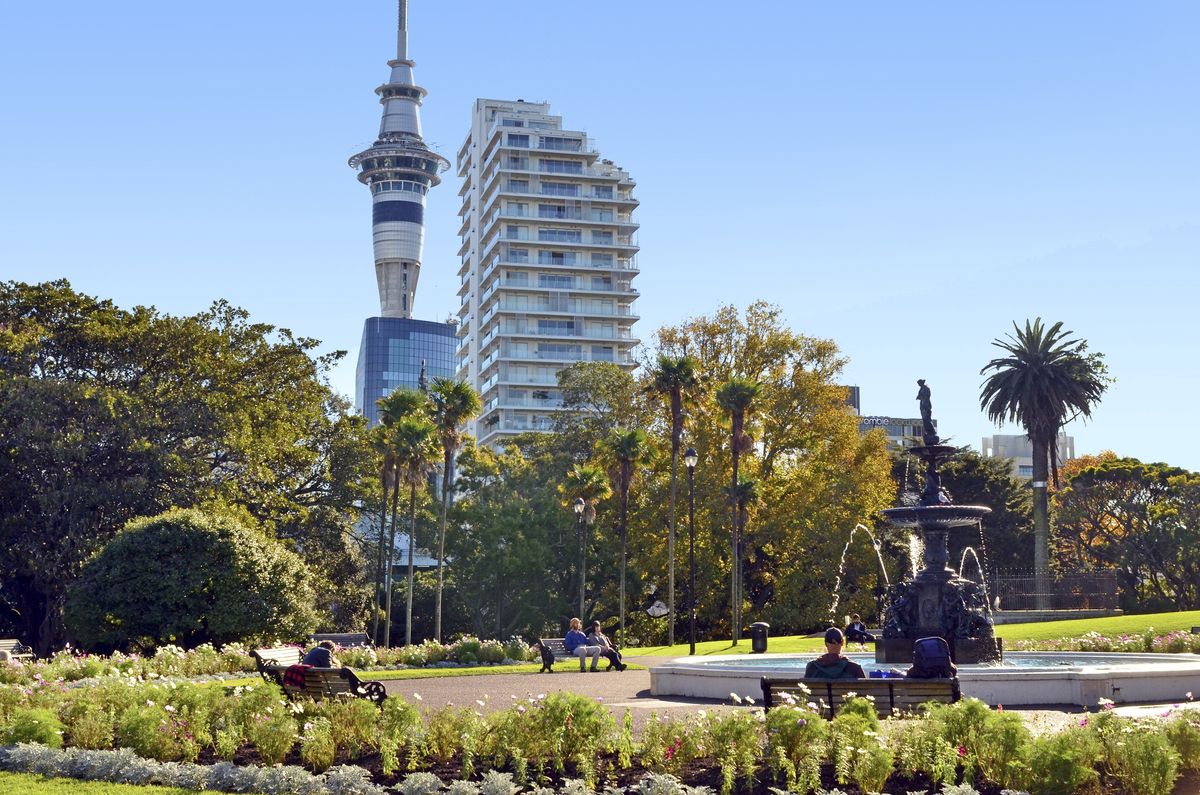 Albert park w Auckland