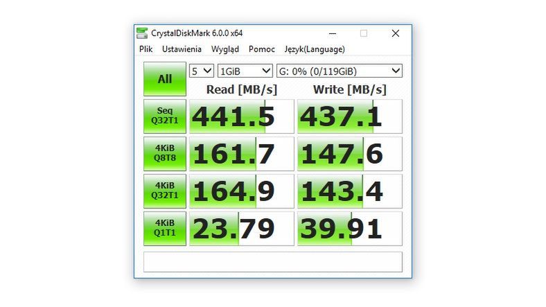 Plextor EX1 - test zewnętrznego dysku SSD 4
