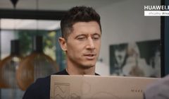 Robert Lewandowski w reklamie sklepu internetowego Huawei