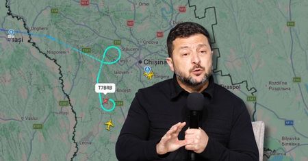 Samolot Zełenskiego "niemal trafiony". "Nie ma żadnych dowodów"