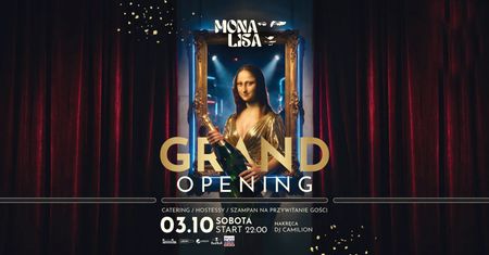Mona Lisa Club w Płocku. Wielkie otwarcie już 3 października!
