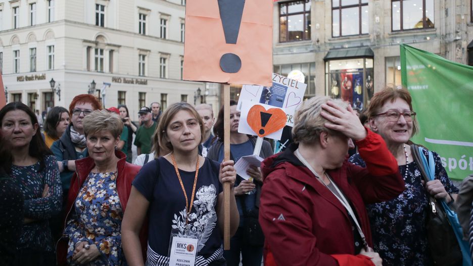 Tak napiętej atmosfery wśród nauczycieli nie było od strajku w 2019r.
