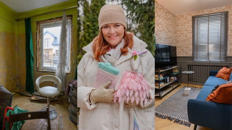 "Nasz Nowy Dom". Ekipa programu spisała się na medal! Wyremontowała dom Pana Karola i jego córki (ZDJĘCIA)