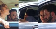 Jennifer Lopez i Ben Affleck CAŁUJĄ SIĘ w samochodzie podczas poszukiwań WSPÓLNEGO GNIAZDKA (ZDJĘCIA)