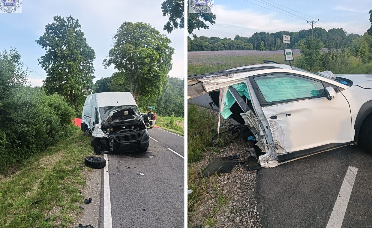 Wypadek 5 pojazdów. 1 osoba nie żyje