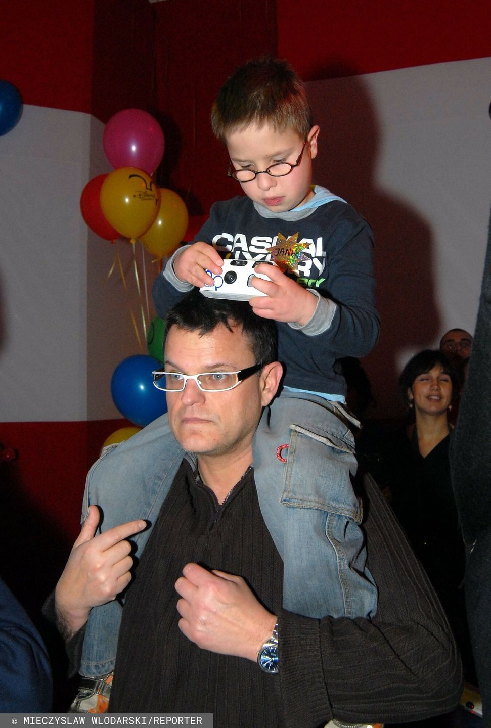 Andrzej Morozowski i jego syn