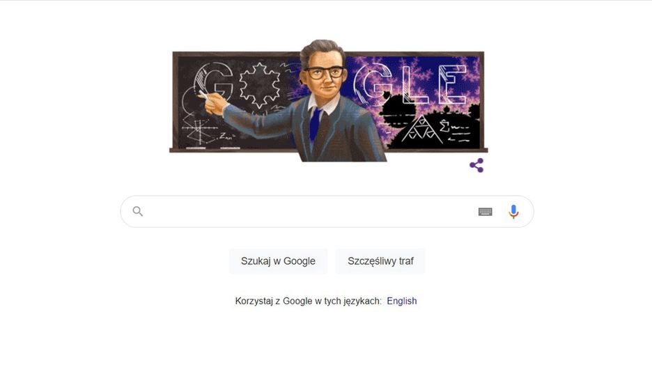 Benoît Mandelbrot bohater Google Doodle (Google)