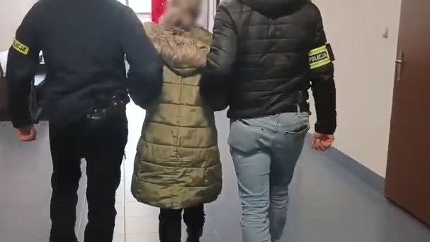 Zatrzymana kobieta