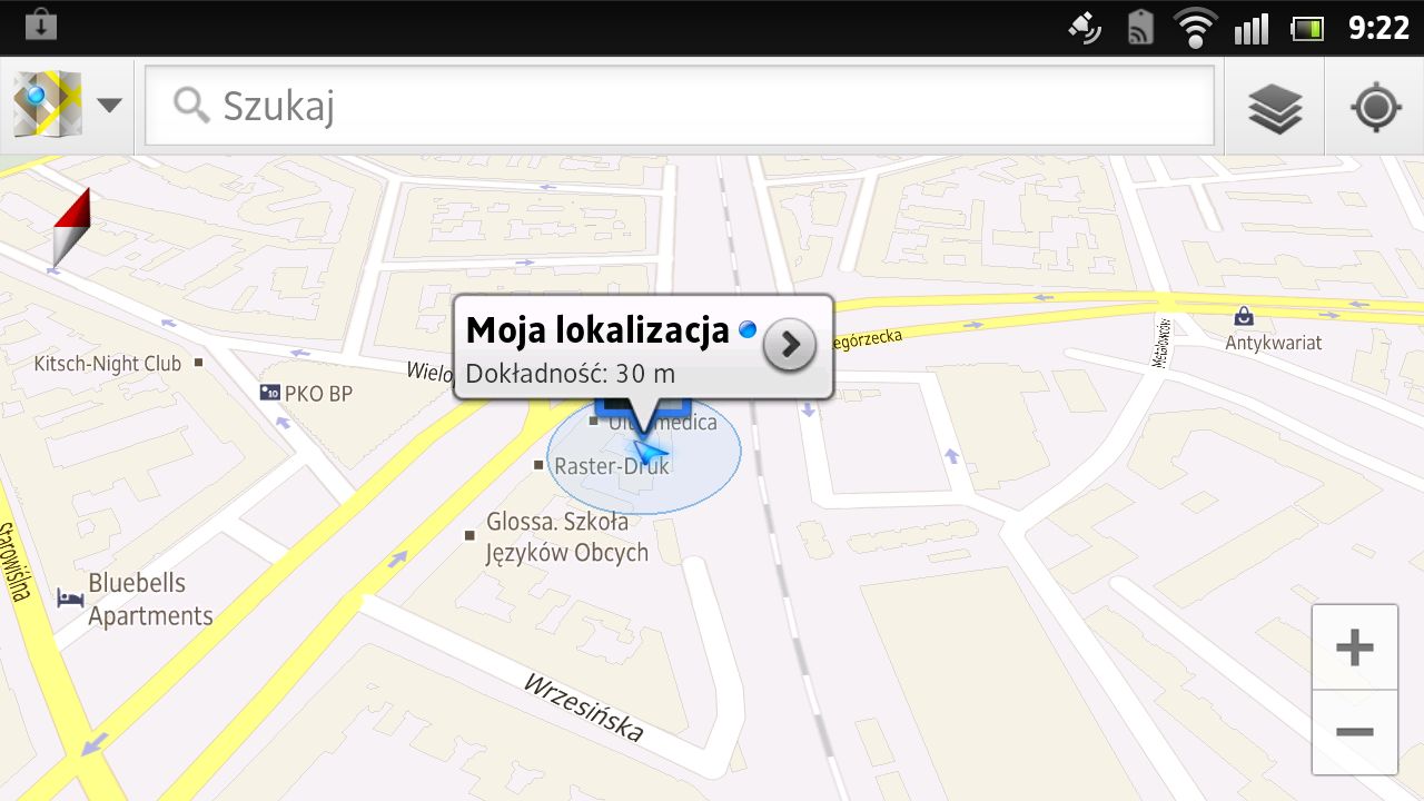 Xperia S Google Maps