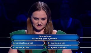 "Milionerzy": zawodniczka przegrała sporą sumę. Odpadła na pytaniu o agrest