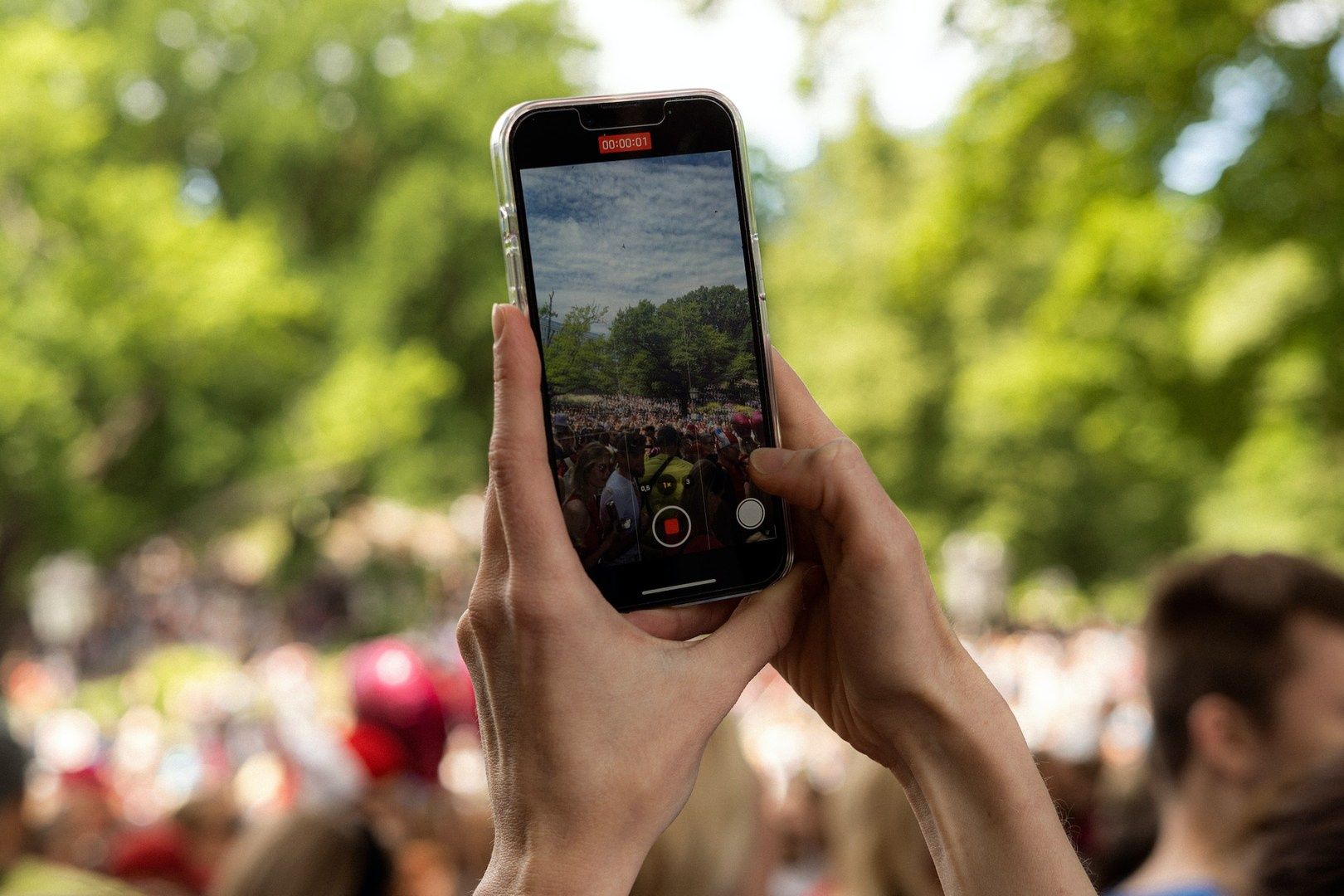 Filmowanie smartfon