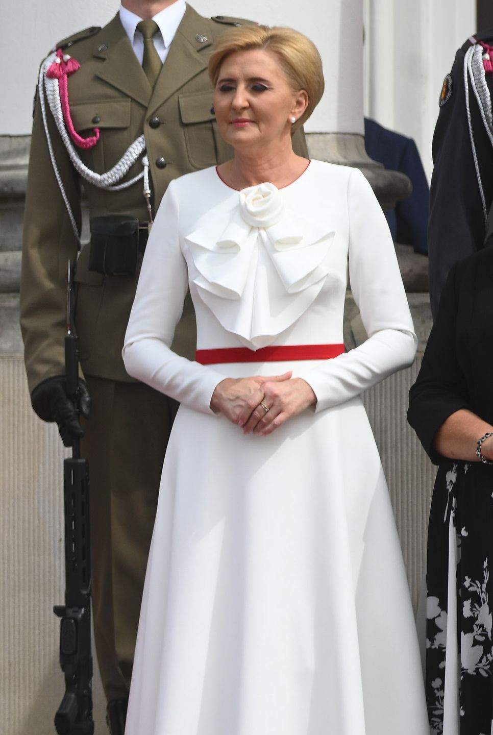 Agata Duda podczas obchodów Dnia Flagi RP