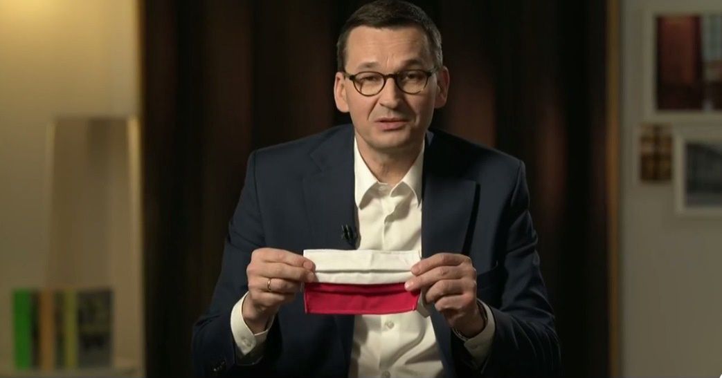 Koronawirus w Polsce. Mateusz Morawiecki odpowiadał na pytania ws. wyborów 2020, tarczy antykryzysowej i matur