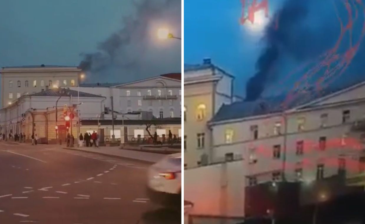 Czarny dym nad Moskwą. Ogień w resorcie