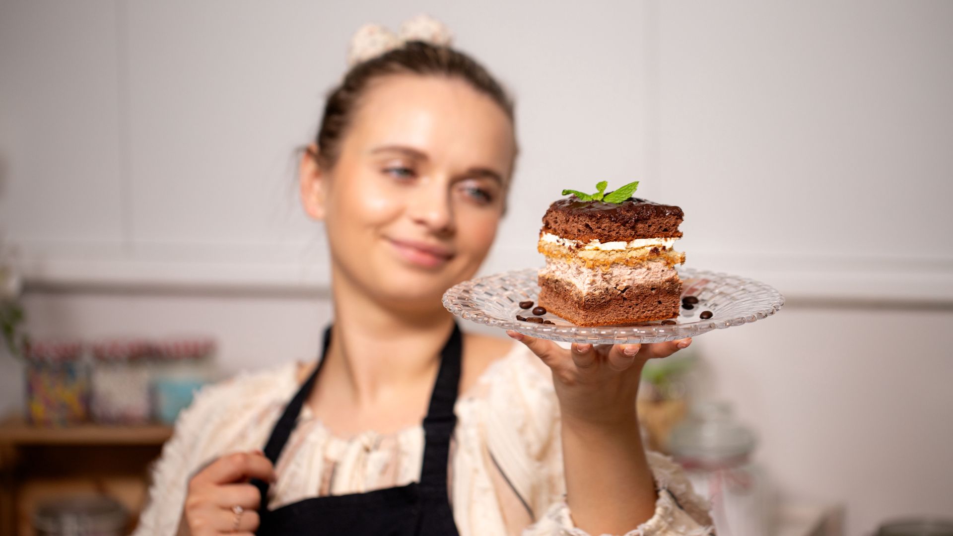 Ciasto Kakaowa Krówka poleca się na imieniny i święta