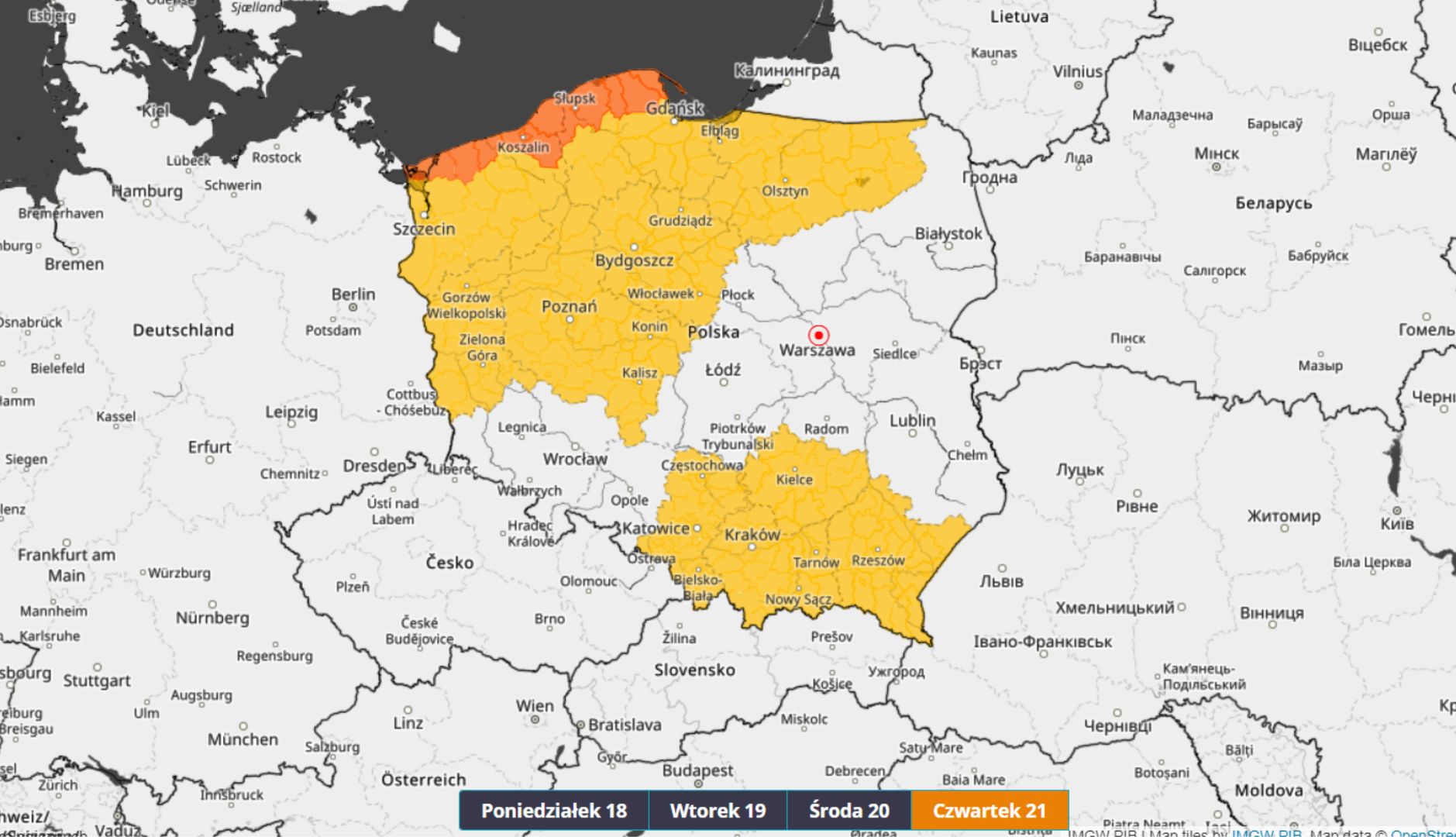 Ta mapa mówi wszystko. Są powody do obaw