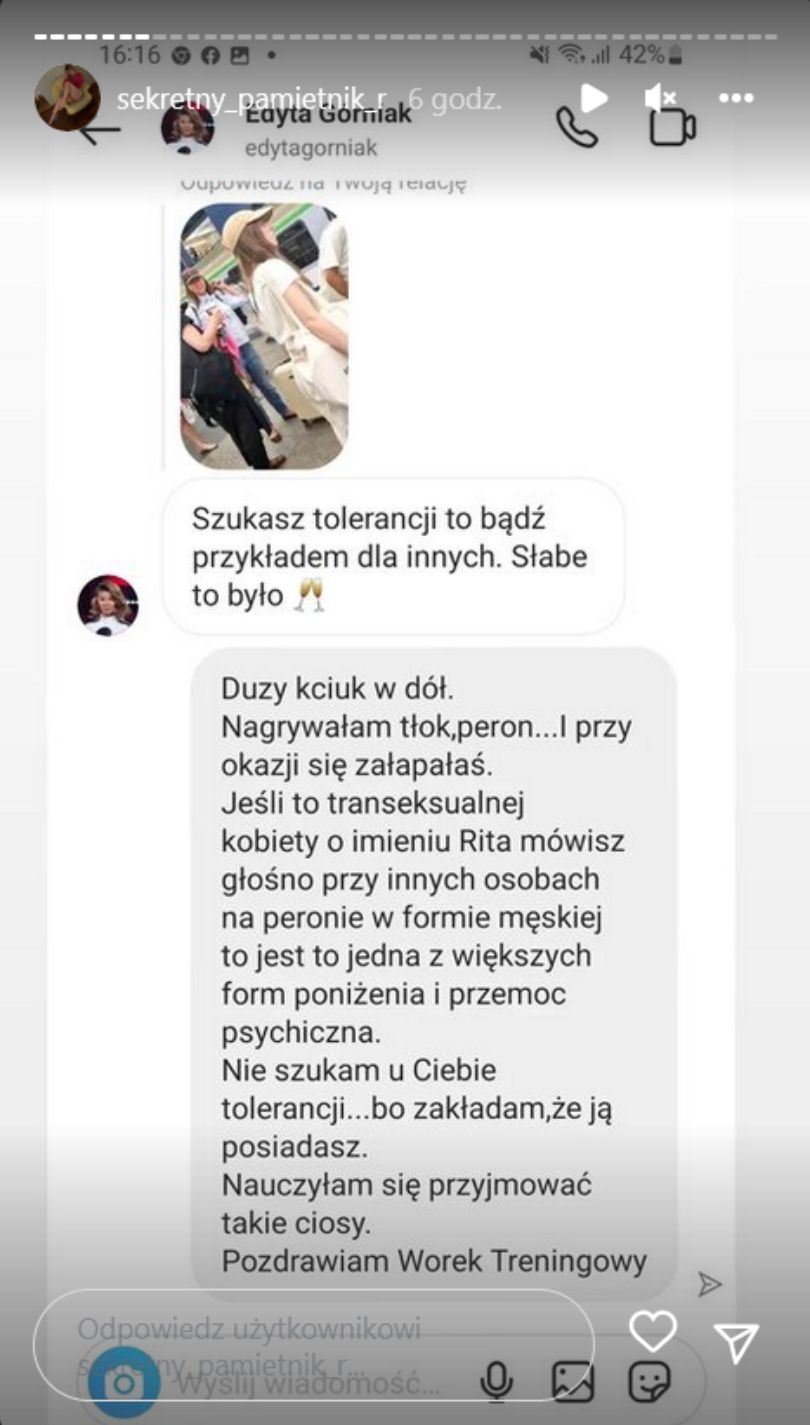 Edyta Górniak i Rafalala pokłóciły się na dworcu