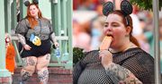 Przebrana za Myszkę Miki Tess Holliday delektuje się lodami w Disneylandzie (ZDJĘCIA)